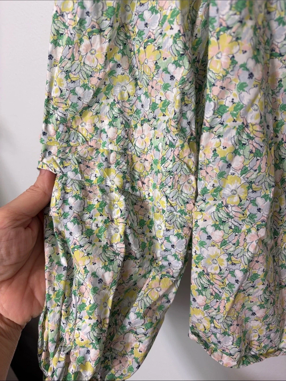 J.Crew x Liberty Floral Cotton Ruffle Blouse Puff Sleeve XS